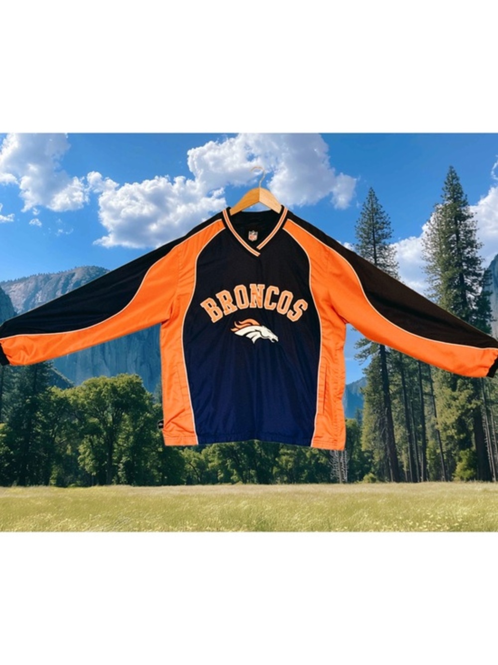 Denver Broncos NFL Authorized G3 Brand Pullover with Embroidered LOGO